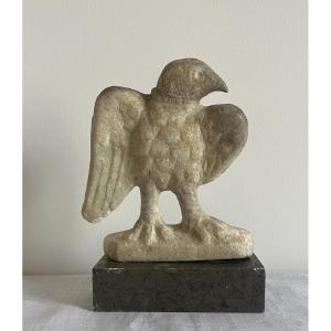Marble Falcon, Evoking Medieval Falconry, Presented As 13th-14th Century