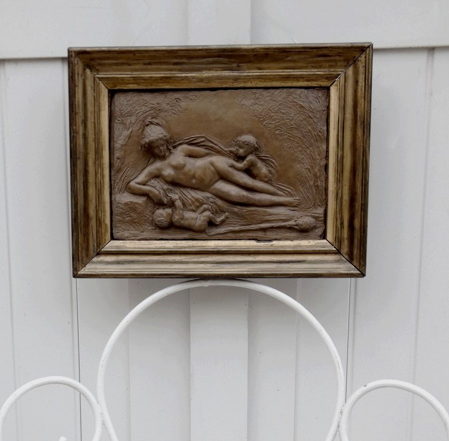 Clodion 1738-1814 - Rare Bas-relief Sculpture - Mythology Scene With Nymph & Satyrs-photo-4