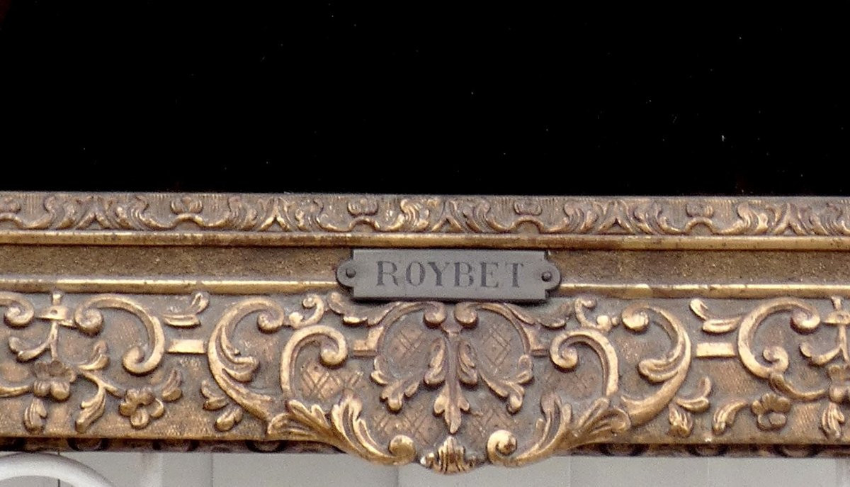 FERDINAND ROYBET 1840-1920 - GRAND PORTRAIT DE MOUSQUETAIRE OU GENTILHOMME AU COL BLANC-photo-2