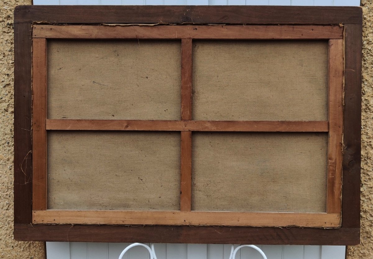 KEES TERLOUW 1890-1948 - GRANDE TOILE IMPRESSIONNISTE- SCÈNE PORTUAIRE ANIMÉE-photo-8