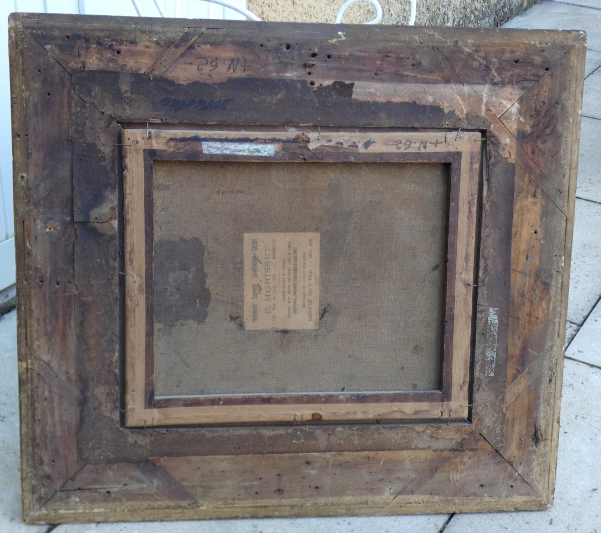 François Simon 1818-1896 - Large Barbizon Canvas - View Of A Countryside With A Cow & Her Calf-photo-8