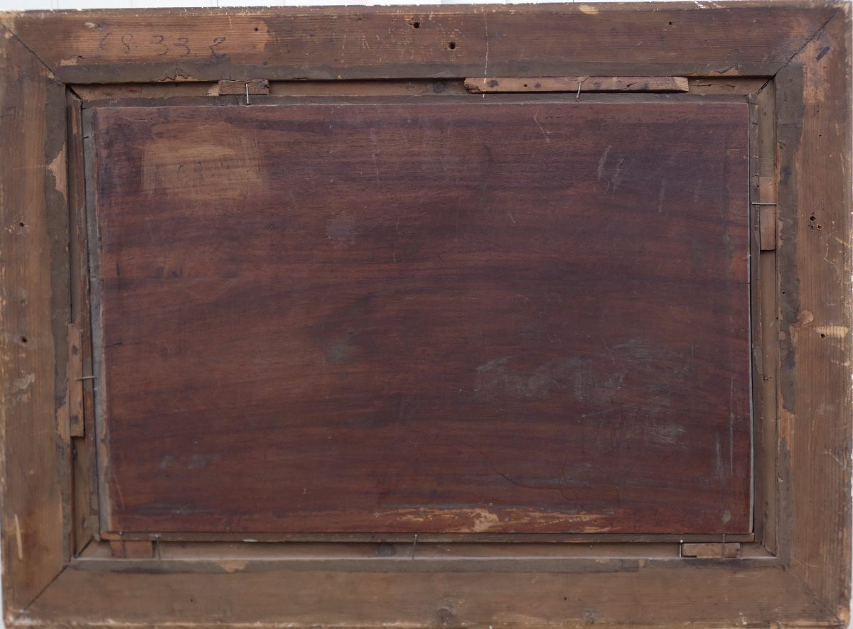 François Simon 1818-1896...large Landscape With Sheep & Ram Resting In A Pairing -photo-8