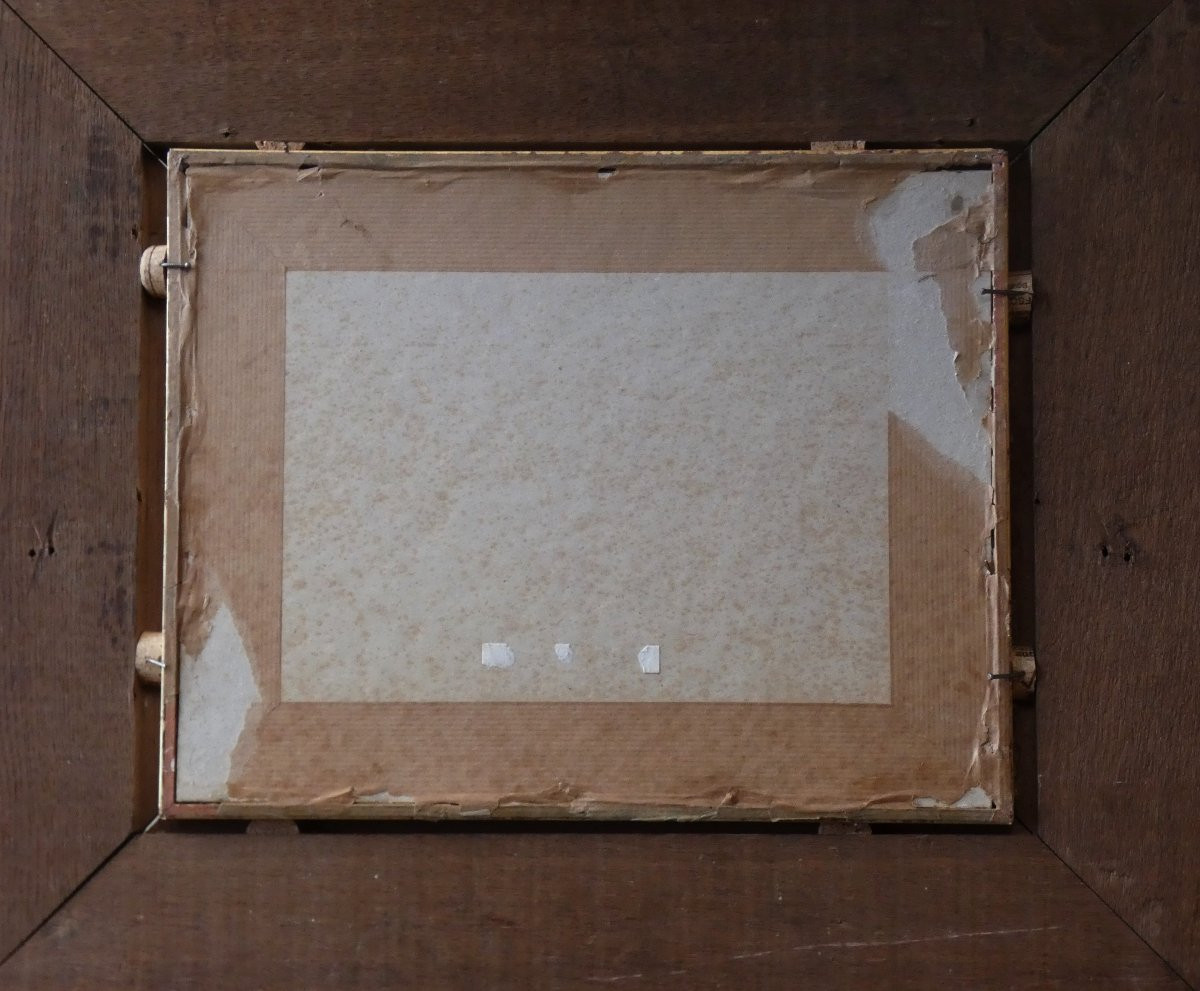 MAXIMILIEN LUCE 1858-1941--ÉTUDE A L’AQUARELLE--PAYSAGE URBAIN AVEC FLEUVE TRAVERSÉ PAR UN PONT-photo-8