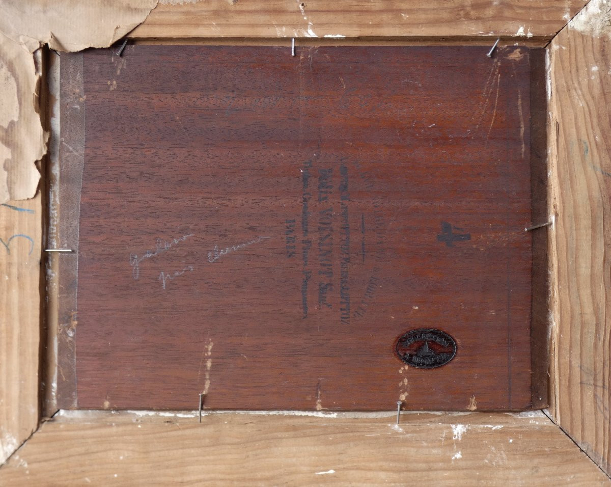 Arthur-louis Soclet 1845-1900...seascape With Boats In The Port Of Le Havre-photo-6