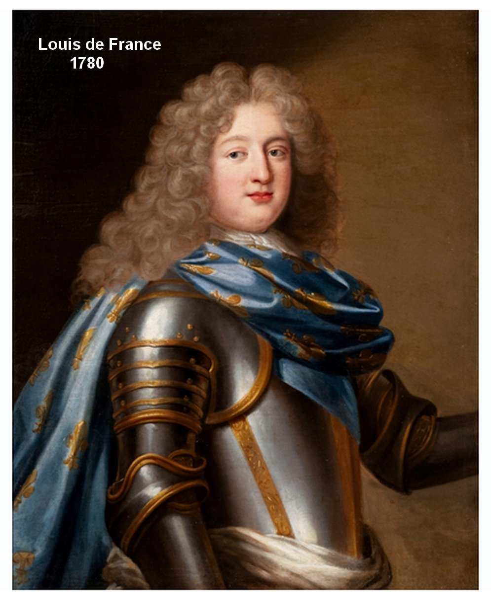 GRANDE TOILE XVIIe...PORTRAIT PRÉSUMÉ DE LOUIS DE FRANCE VERS 1680-photo-8