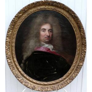 Large Bourgeois Portrait, 17th Century... French Art By Hyacinthe Rigaud & Nicolas De Largillierre 