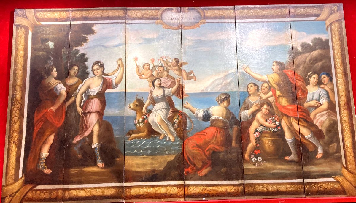 Guido Réni d' Après, Remarquable Fresque Murale- XVIIIème