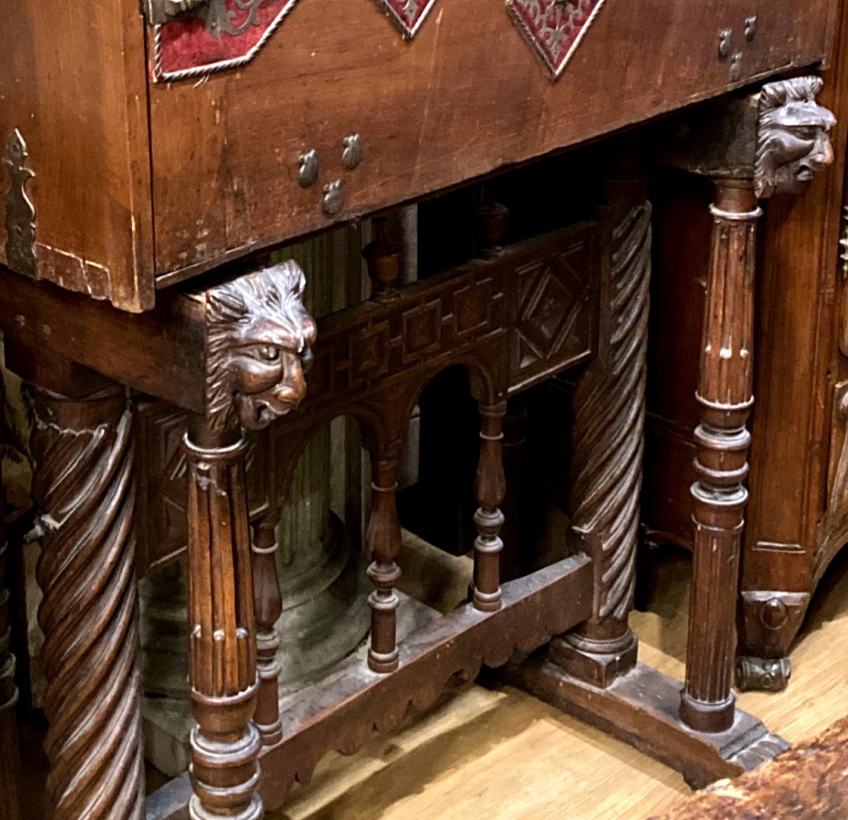 Cabinet Dit  Bargueno En Noyer - XVIIème Espagne.-photo-7