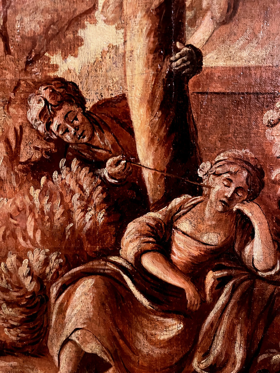 Importante Paire De Tableaux De Boiseries -Provence XVIIIeme Siècle.-photo-4