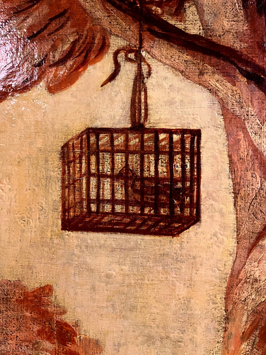 Importante Paire De Tableaux De Boiseries -Provence XVIIIeme Siècle.-photo-2