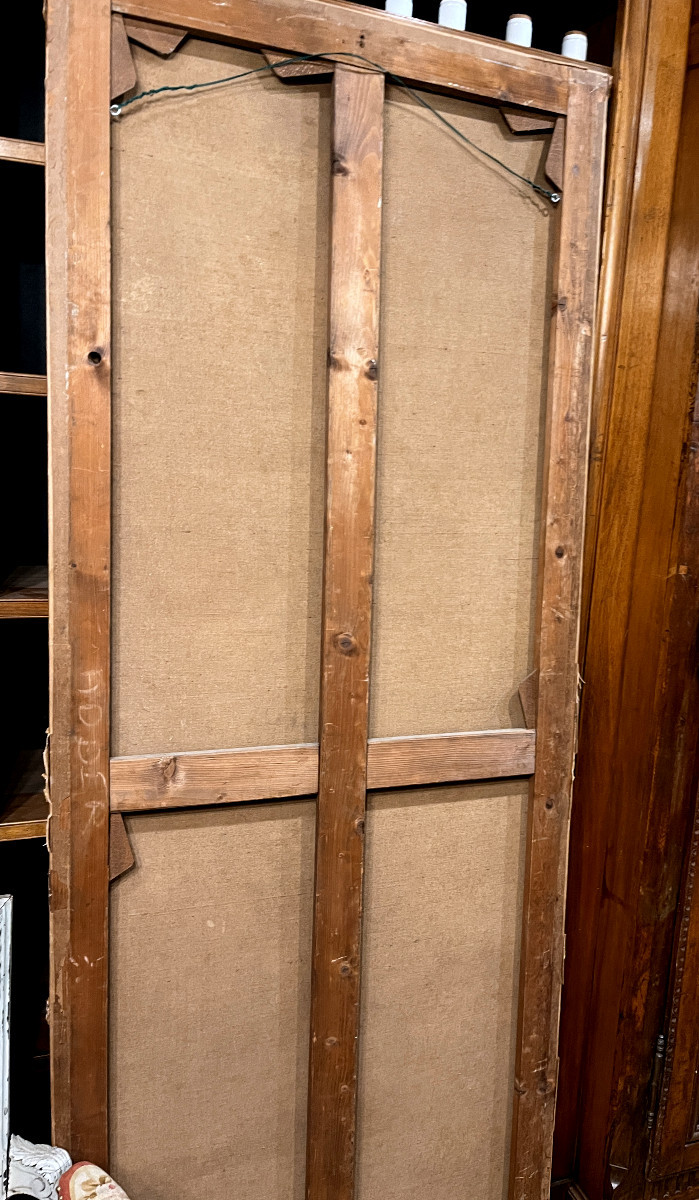 Importante Paire De Tableaux De Boiseries -Provence XVIIIeme Siècle.-photo-5