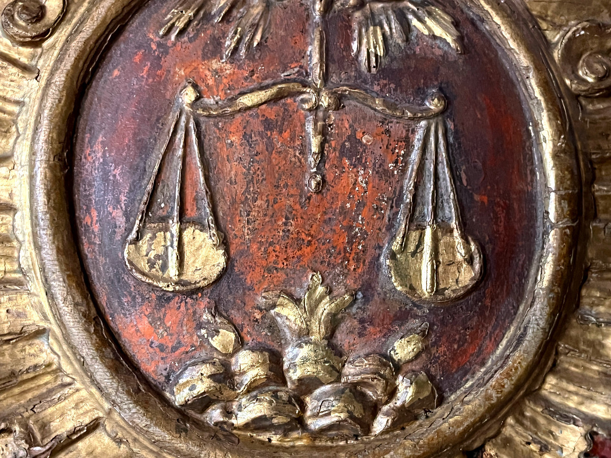 Important Piece Of Re-edged Woodwork - Italy 18th Century-photo-2