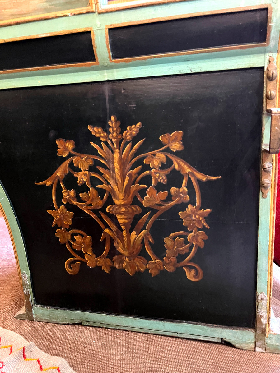 Louis XV Style Sedan Chair In Carved Rocaille Wood - France - Provence, 18th Century-photo-1