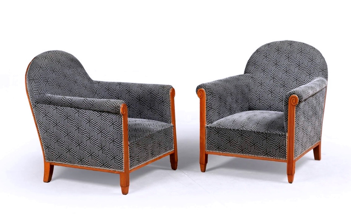 Paire de Fauteuils Art Deco circa 1930