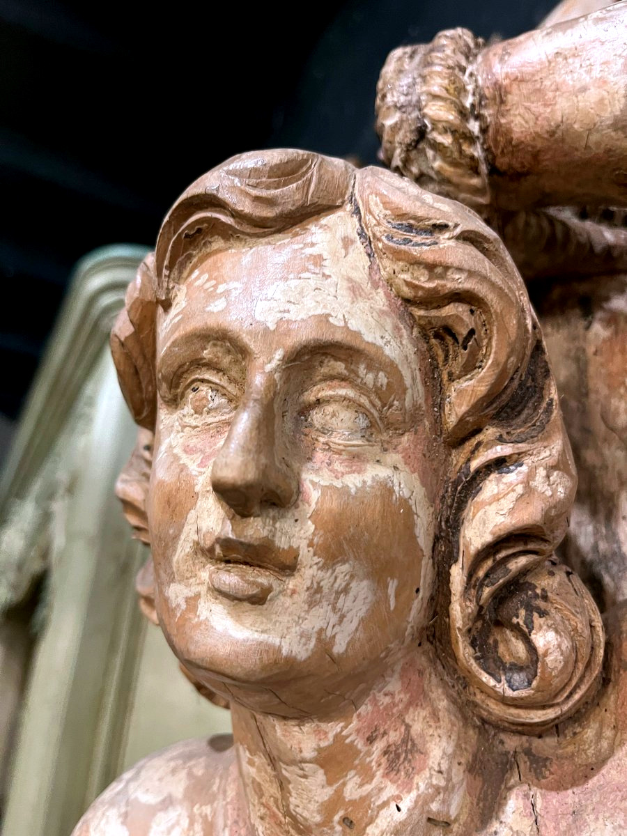 Saint Sébastien flandres XVIIe bois tilleul sculpte -photo-2