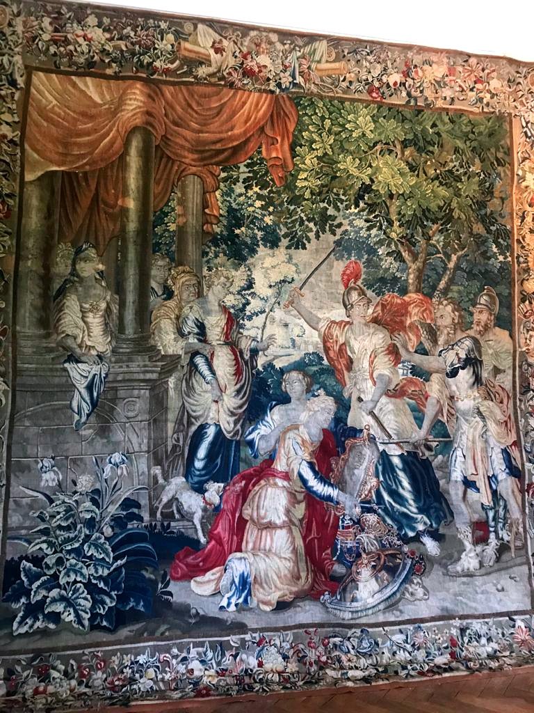 Tapisserie De Bruxelles à Décor Polychrome - Fin XVIIème