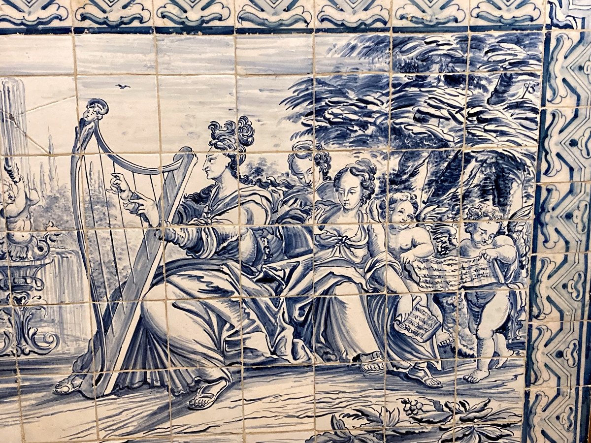 Important Azulejos Panel - XVIIIth-photo-2