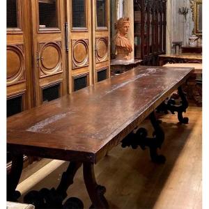 Importante Table De Palais - Italie XVIIème