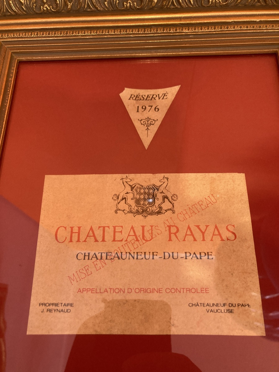 Étiquette « Château RAYAS  1976 »-photo-2