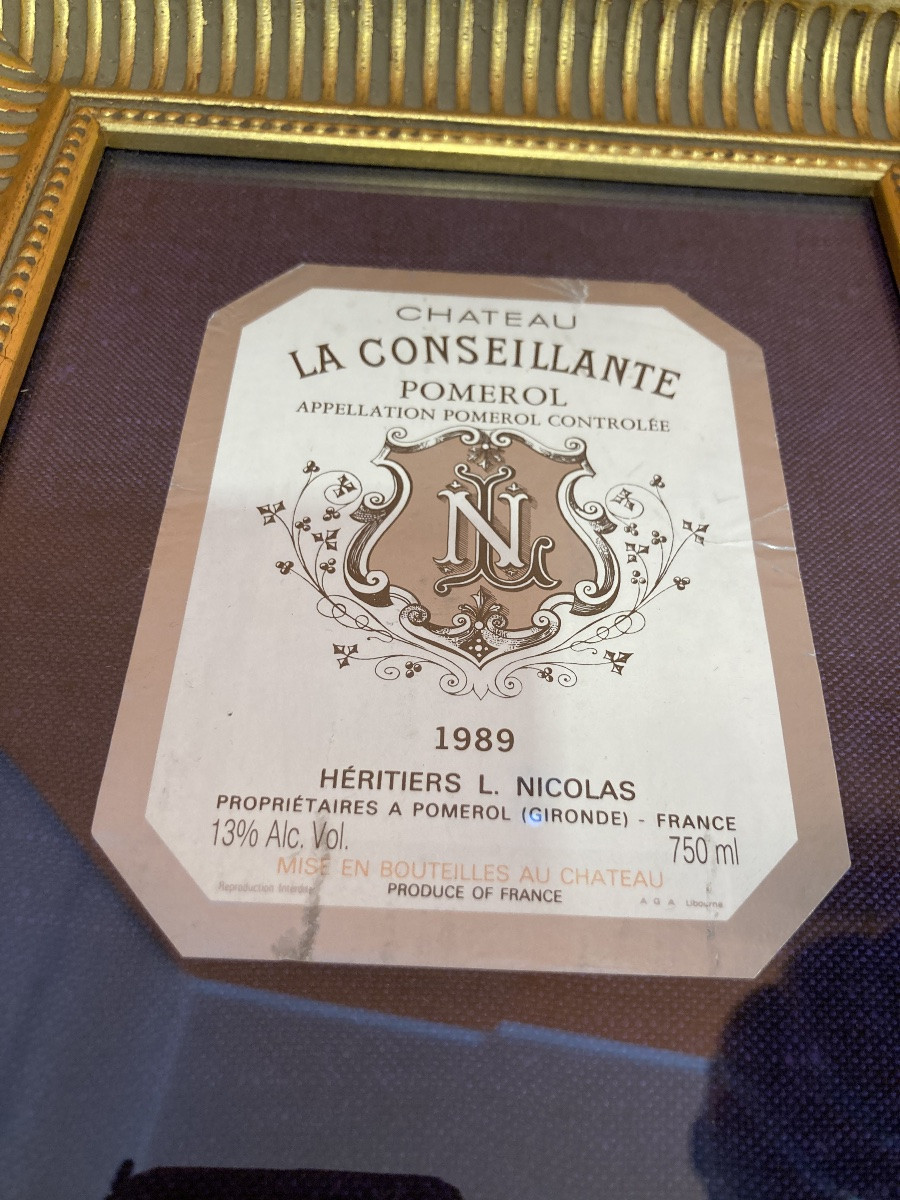 Étiquette  « Château La Conseillante » 1989 -photo-3
