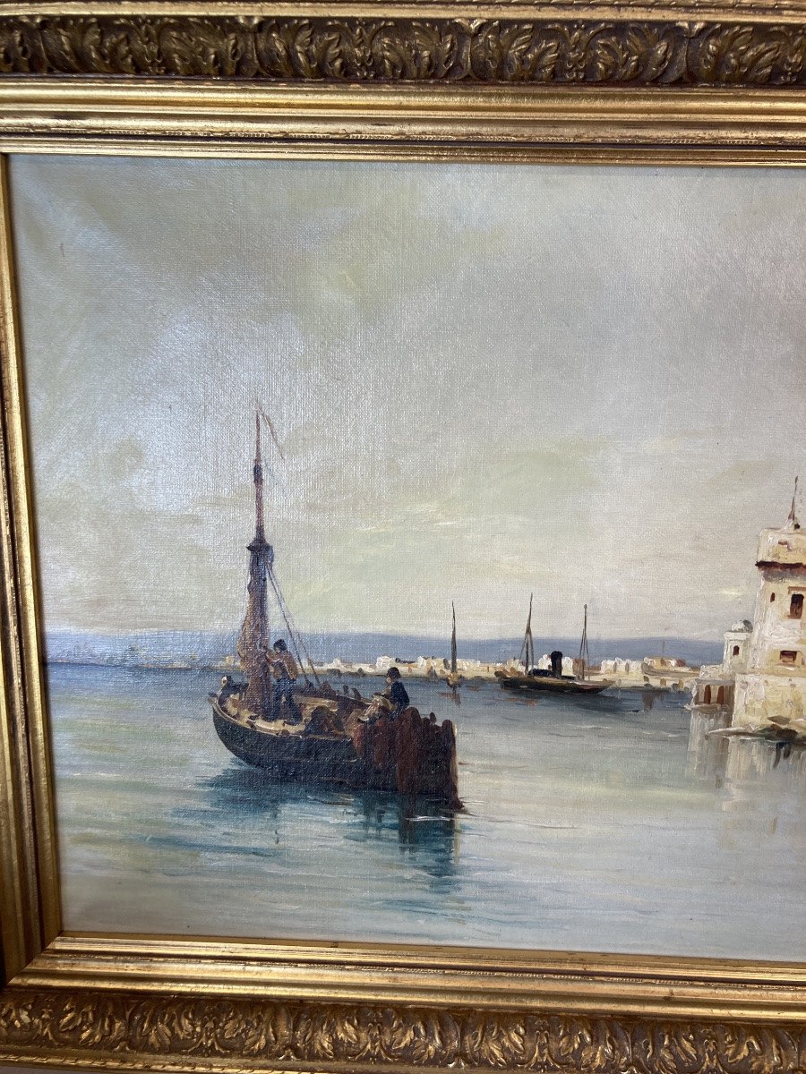 E. Fournal, hst Bateau en mer -photo-2