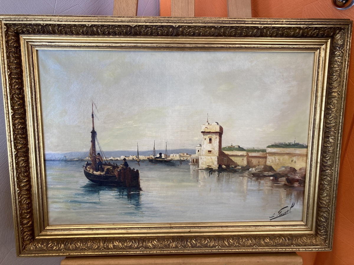 E. Fournal, hst Bateau en mer 