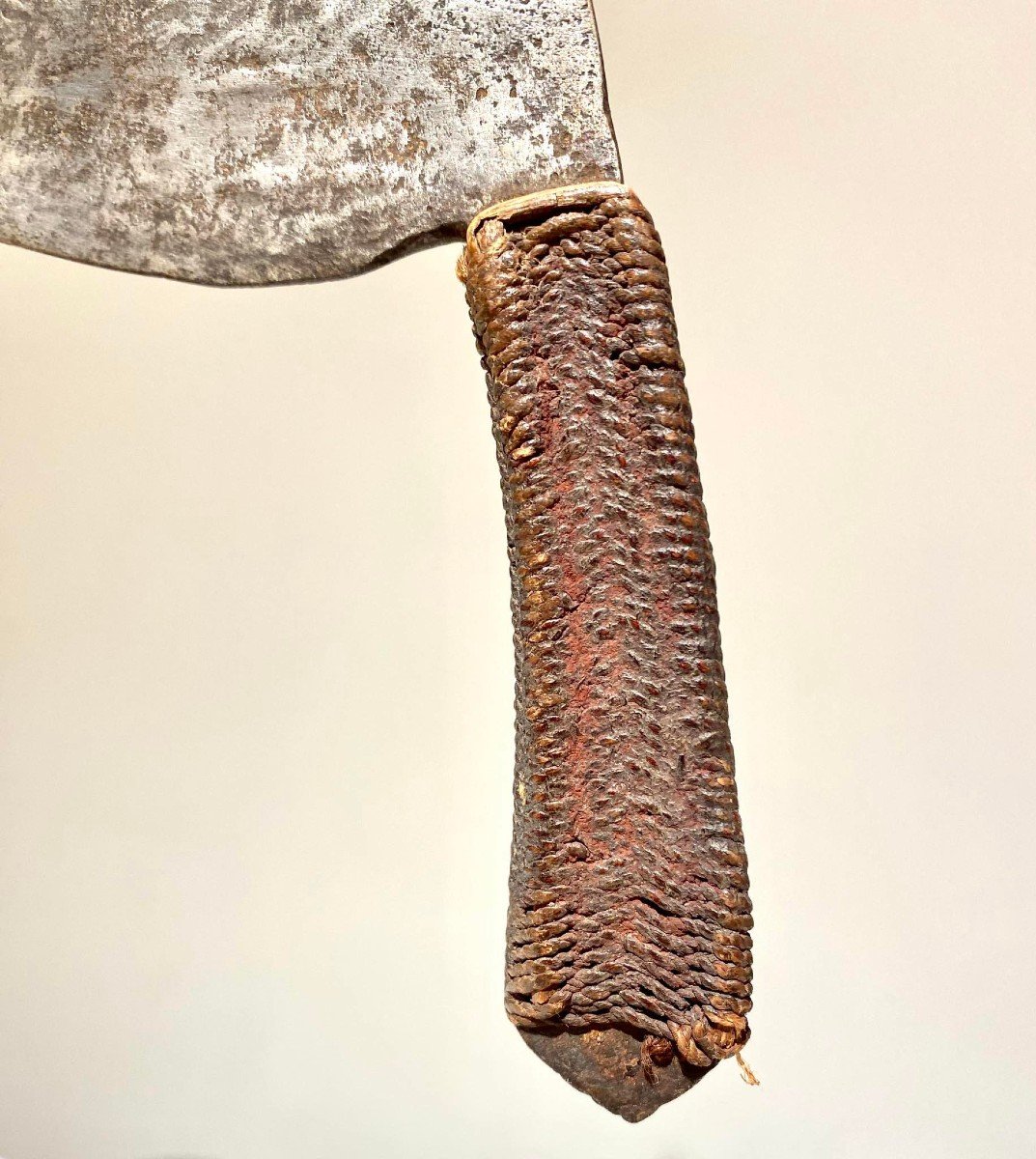 Rare And Exceptional Throwing Knife From The Banda Mbugbu People Central Africa Congo-photo-3