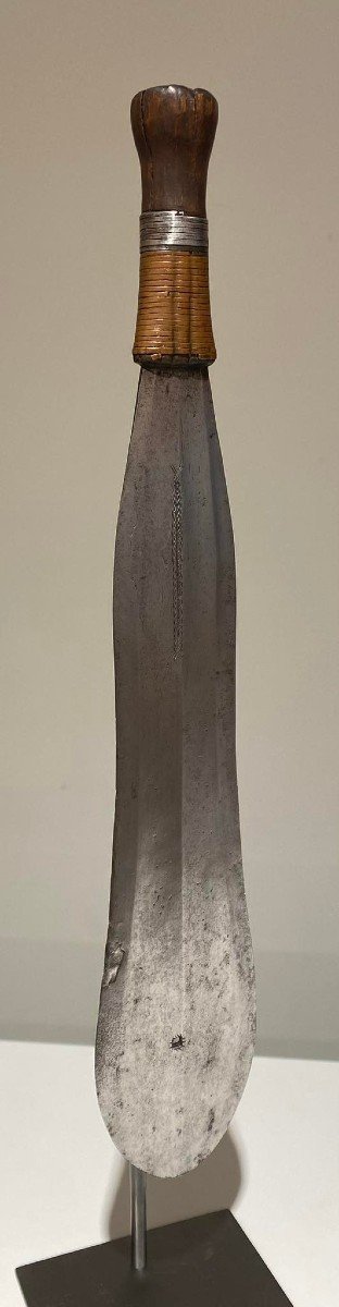 Couteau Ancien Et Rare De La Tribu Yakoma Ngbandi - Dr Congo Région Ubangi - 19ème Siècle-photo-2