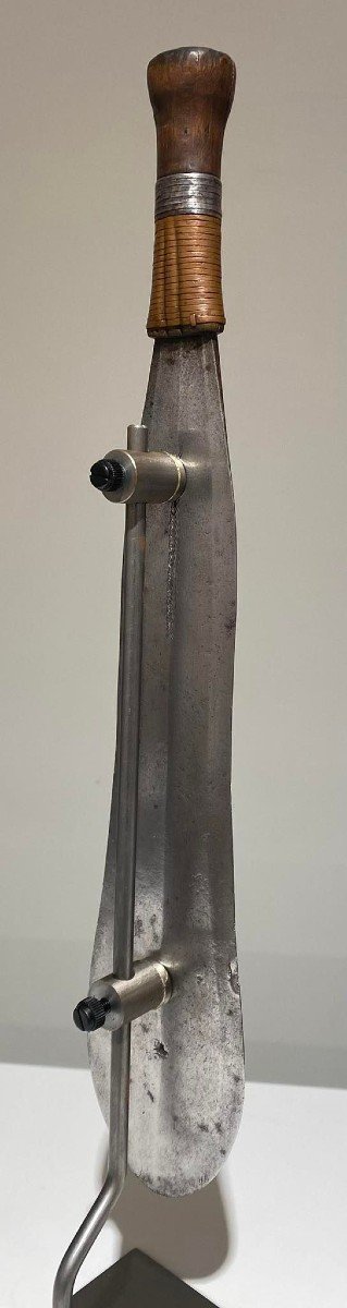 Couteau Ancien Et Rare De La Tribu Yakoma Ngbandi - Dr Congo Région Ubangi - 19ème Siècle-photo-5