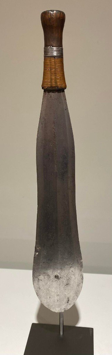 Couteau Ancien Et Rare De La Tribu Yakoma Ngbandi - Dr Congo Région Ubangi - 19ème Siècle