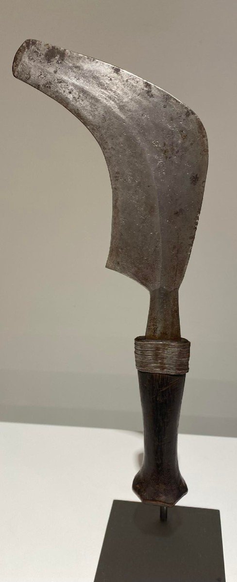 Couteau Ancien Et Rare De La Tribu Momvu Meje Mangbetu - Dr Congo Région Uele - 19ème Africain