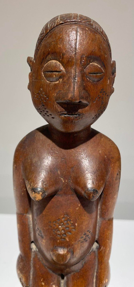 Ancienne Et Exceptionelle Statue Mangbetu De La Tribu Mangbetu - Dr Congo Région Uele-19ème-photo-4