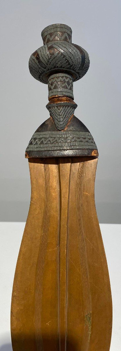 Ancienne épée Courte De La Tribu Kuba Bushoong Dr Congo Afrique Ca 1900-1930-photo-4