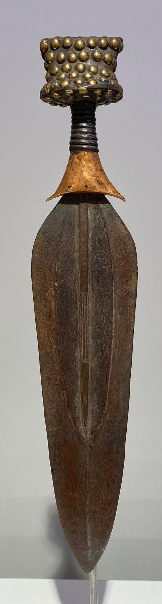 Ancienne épée Courte De La Tribu Ngandu Saka Zande Dr Congo Afrique ca 1900-photo-3