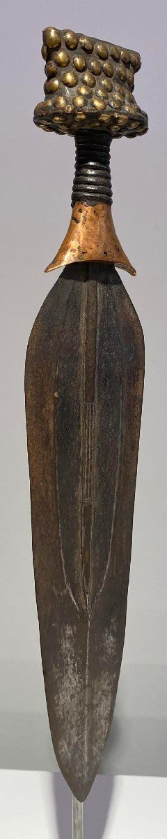 Ancienne épée Courte De La Tribu Ngandu Saka Zande Dr Congo Afrique ca 1900-photo-4
