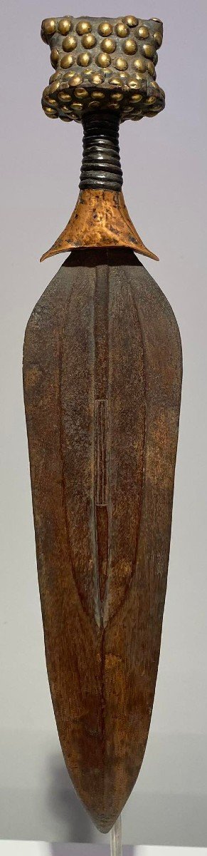 Ancienne épée Courte De La Tribu Ngandu Saka Zande Dr Congo Afrique ca 1900-photo-5