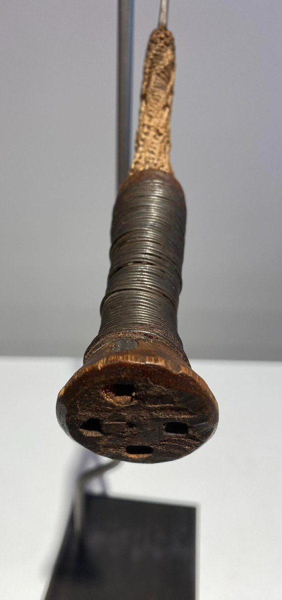 Ancien Et Exceptionel Couteau De Jet Banda /Yakoma/Ngbandi Nzakara Congo Ubangi Afrique- Ca1880-photo-8