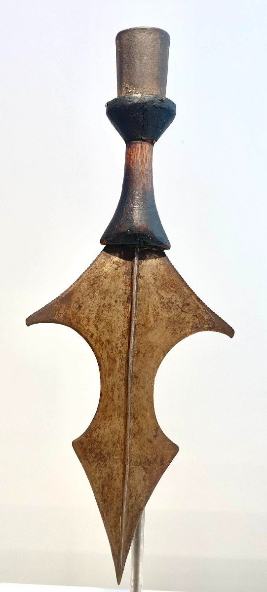 Old Exceptional Rare Knife From The Tetela Nkutshu Kasai Tribe Dr Congo Africa Ca1880-1900