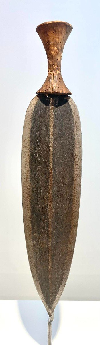 Ancient Exceptional Rare Short Sword Tribe Lobala Nzombo Ngbaka Dr Congo Africa Ca1880-1900-photo-2