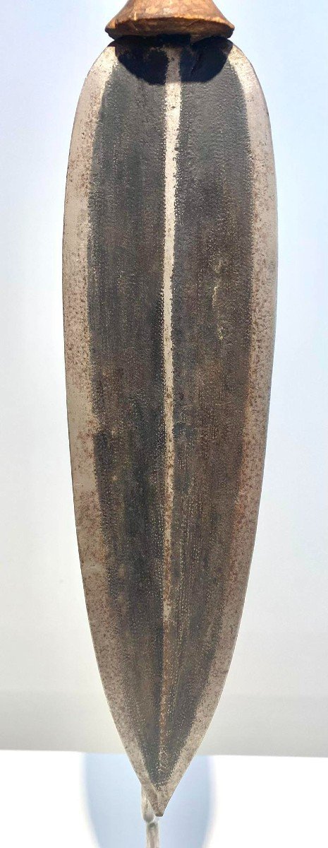 Ancient Exceptional Rare Short Sword Tribe Lobala Nzombo Ngbaka Dr Congo Africa Ca1880-1900-photo-4