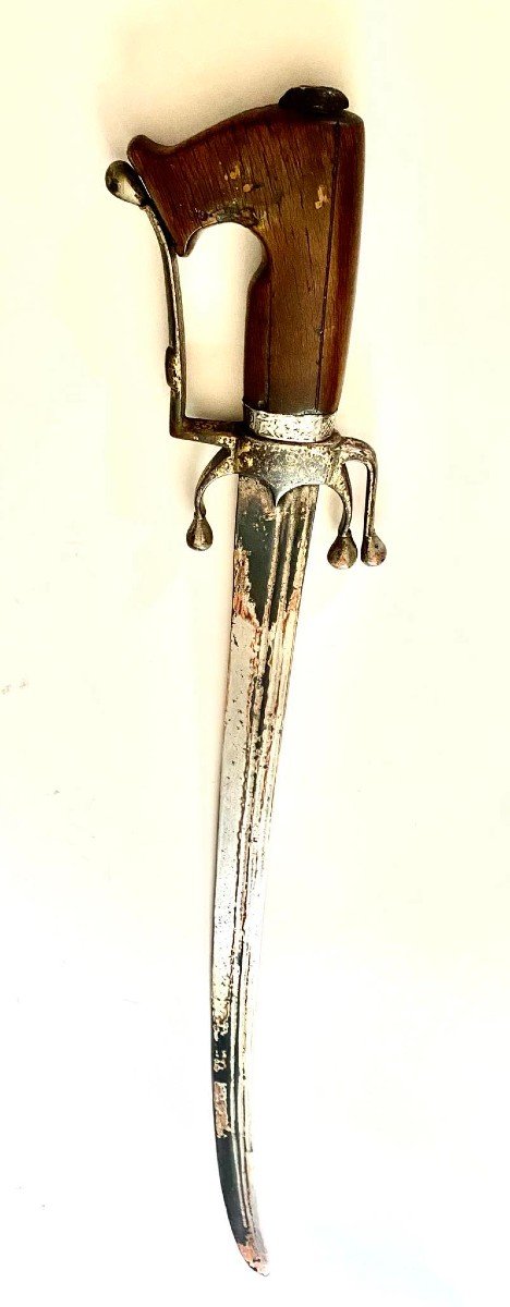 Ancient Moroccan Nimcha Saber - Morocco - 19th Century - African Islamic Art-photo-2