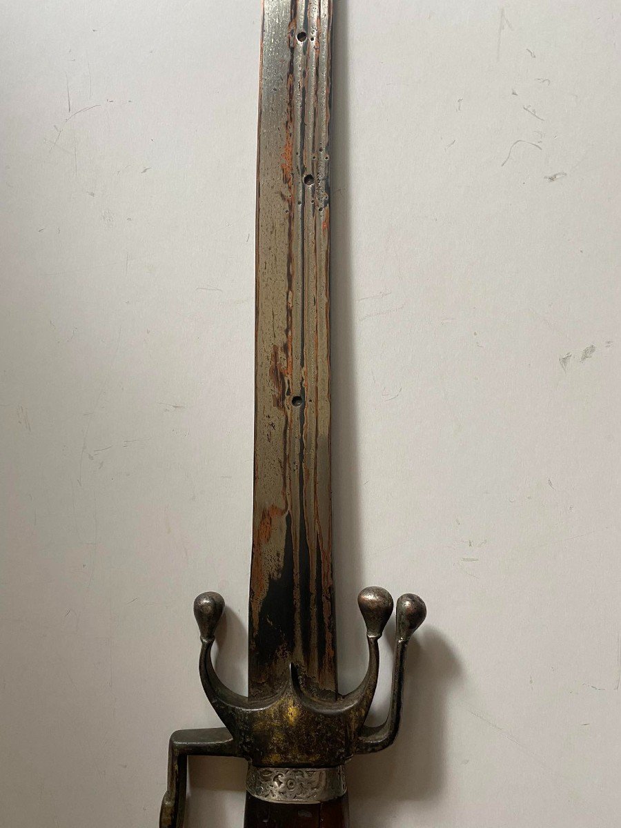 Ancient Moroccan Nimcha Saber - Morocco - 19th Century - African Islamic Art-photo-6