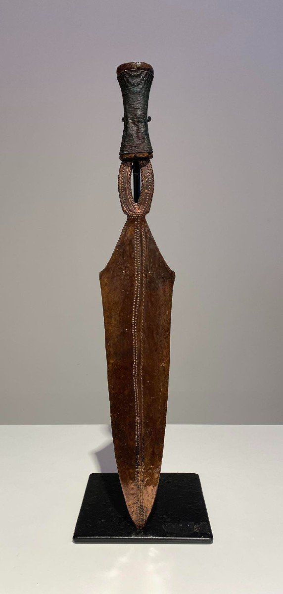Exceptional Copper Sword From The Yakoma / Ngbandi Tribe Dr Congo Ubangi - Africa - Ca 1880