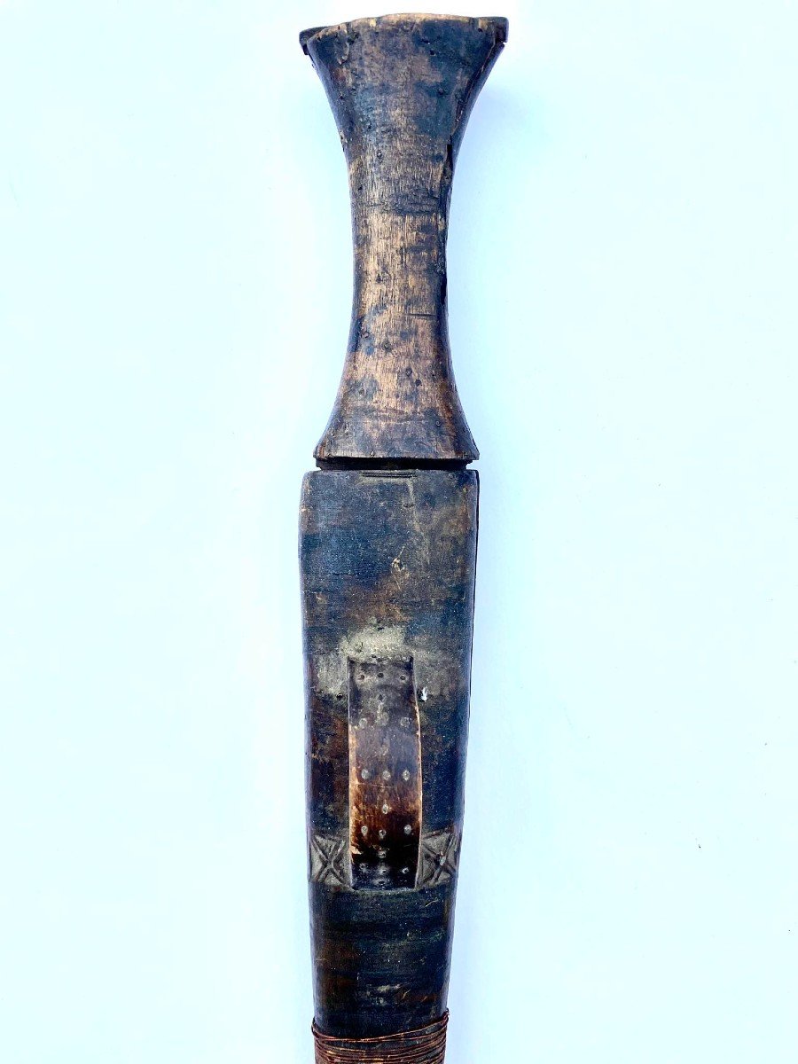Poignard  / Couteau Tribu Shona Tsonga Afrique Du Sud Art Africain Zimbabwe 19ème Siècle-photo-8