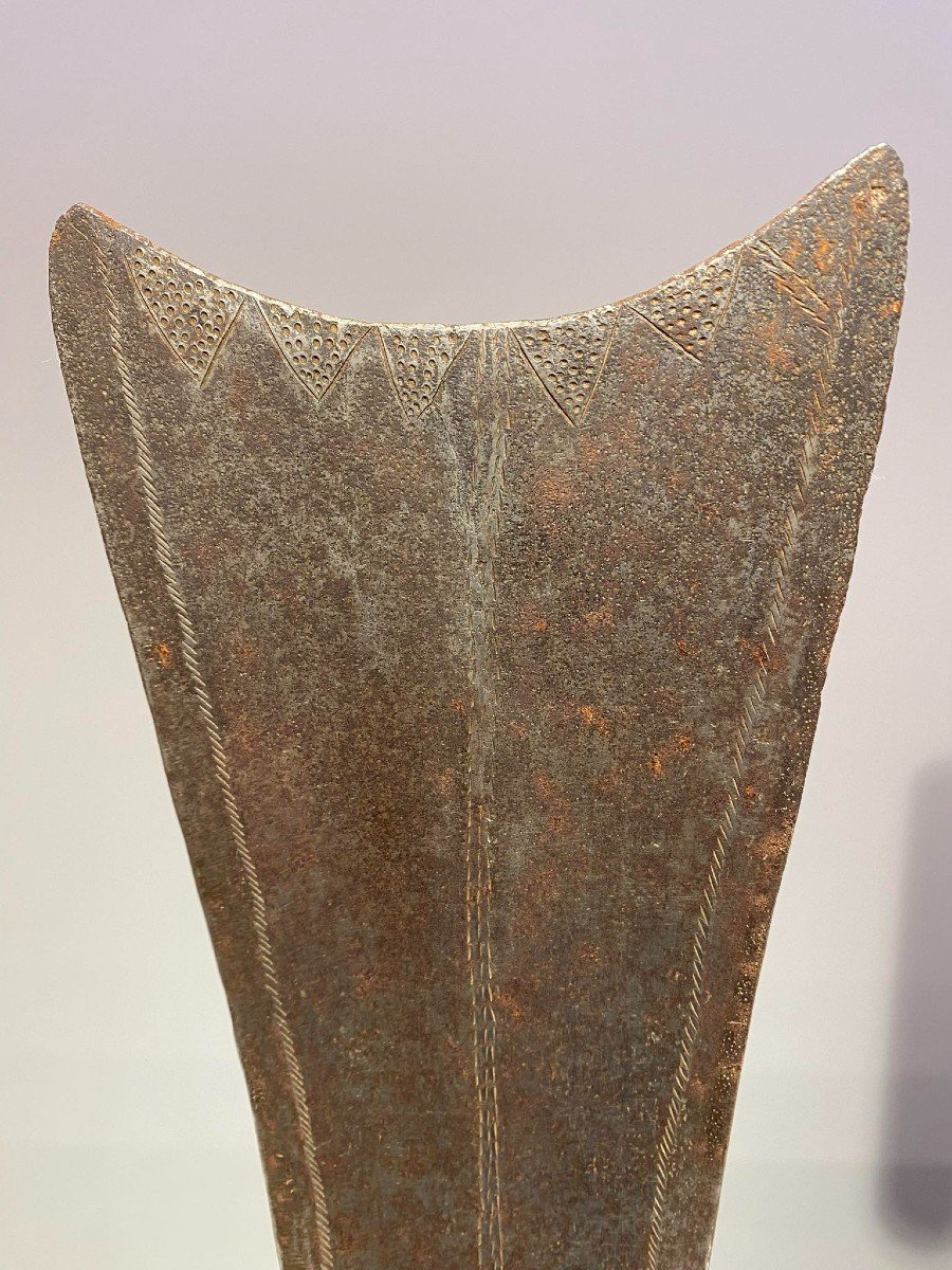 Short Sword Knife From The Ngombe / Ngbandi Tribe Dr Congo Ubangi - Africa Ca 1900-photo-3