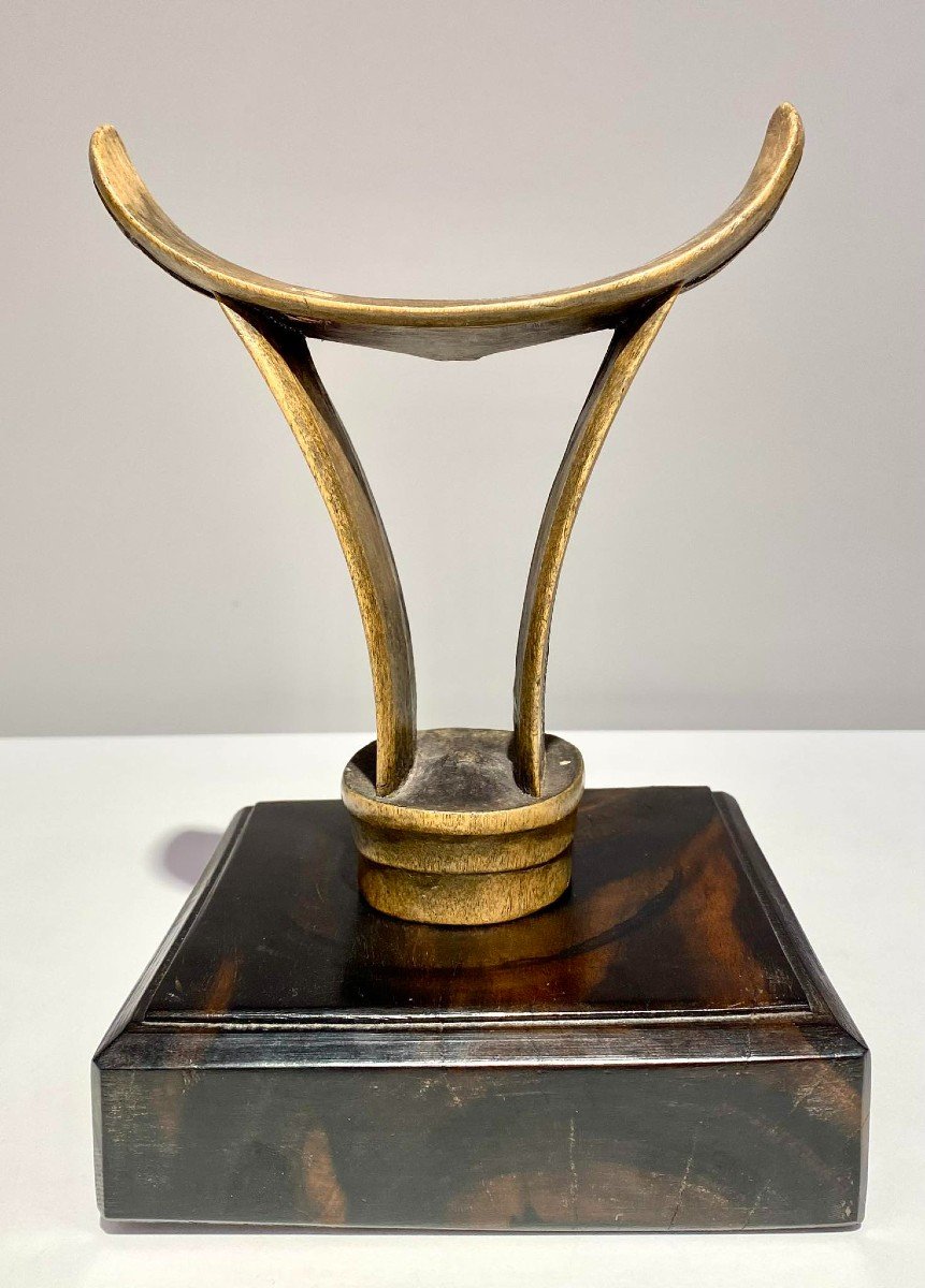 Headrest / Neckrest From The Boni Tribe Somalia Late 19th Century African Art-photo-2