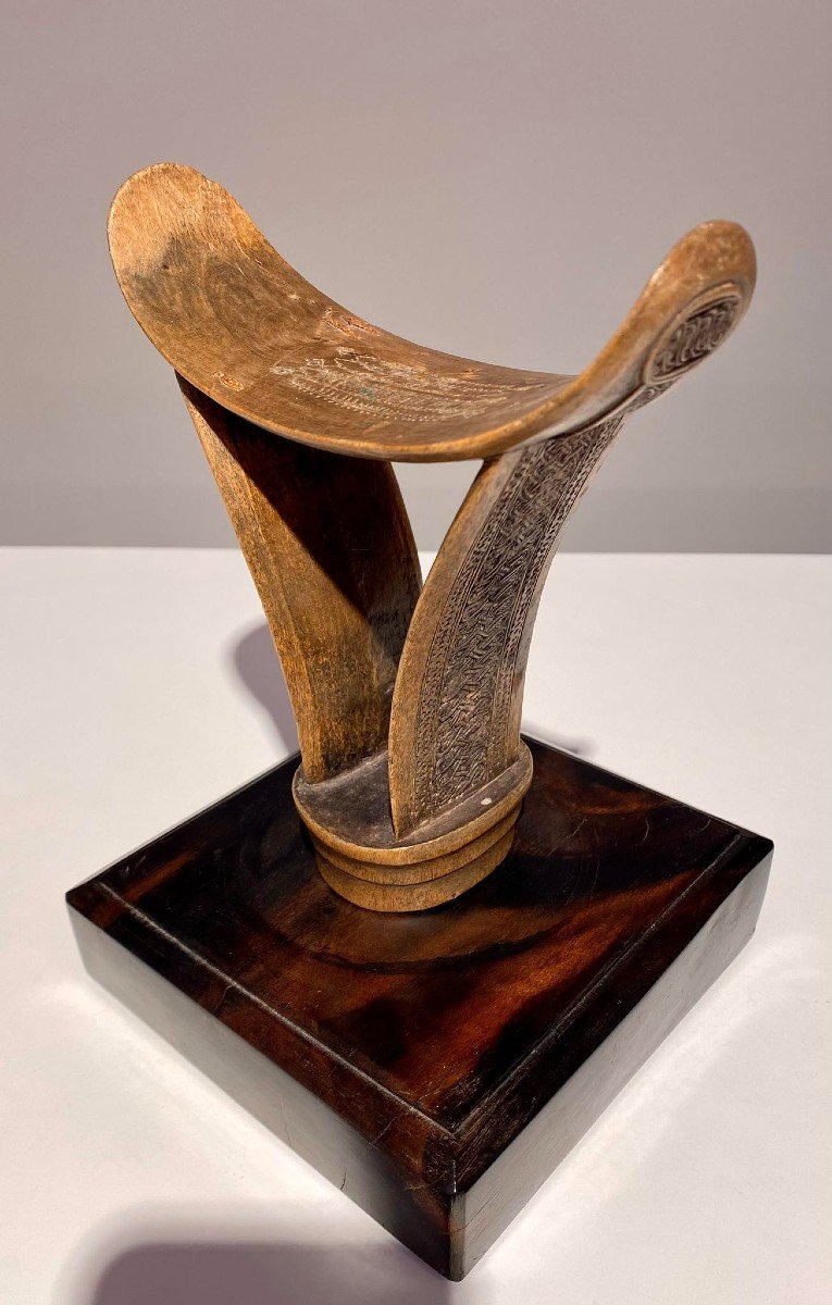 Headrest / Neckrest From The Boni Tribe Somalia Late 19th Century African Art-photo-5