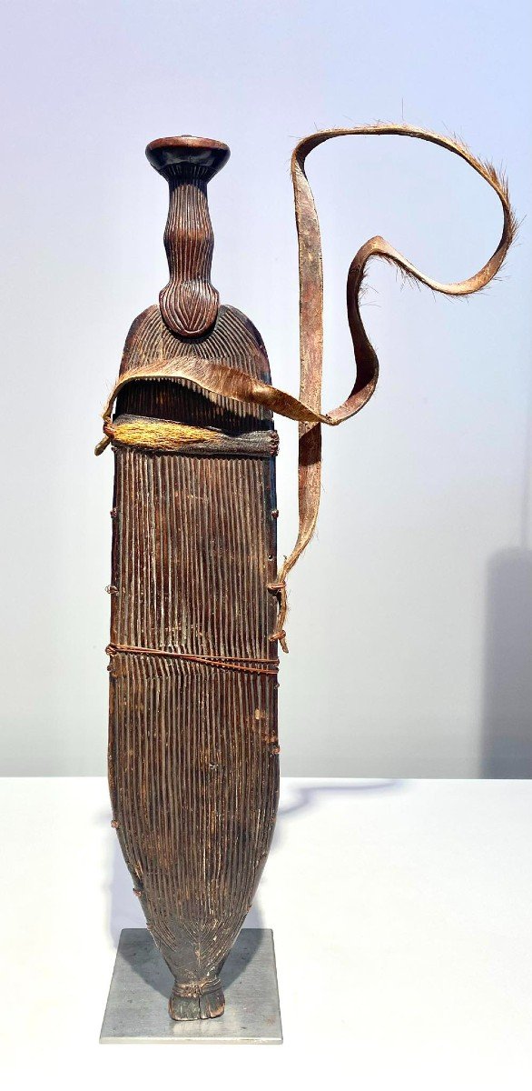 Rare Sword Knife From The Luba / Luluwa / Nkutshu Tribe Dr Congo - Africa Ca 1900-photo-4