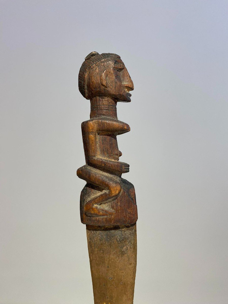 Old Rare Knife From The Dogon Tribe Mali Bandiagara African Art 19th Century-photo-2