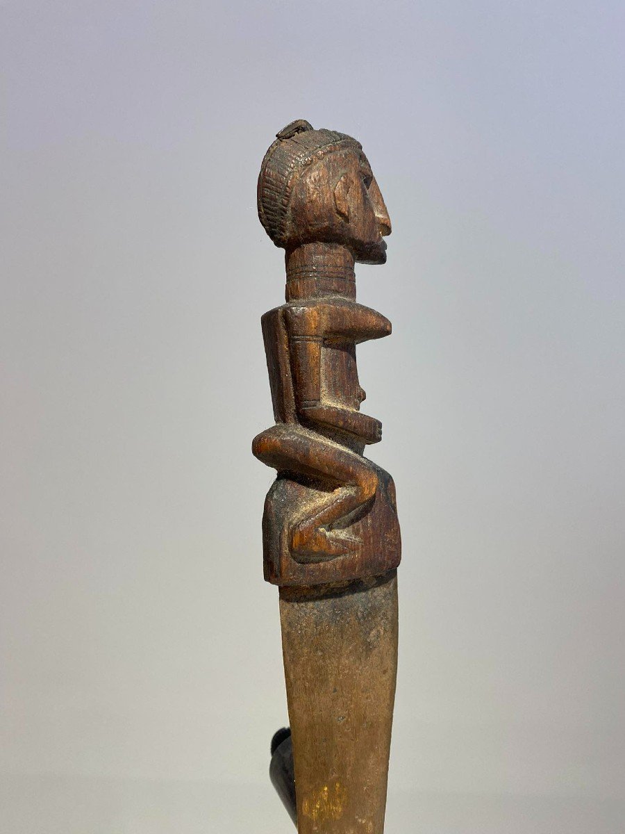 Old Rare Knife From The Dogon Tribe Mali Bandiagara African Art 19th Century-photo-4